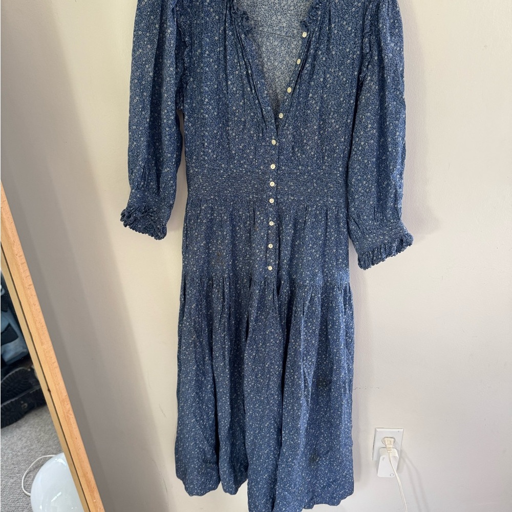 Doen Blue Floral Dress
